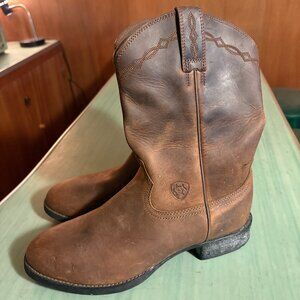 NEW Mens Ariat ATS Heritage Roper Brown Boots Size 8 D 10002284